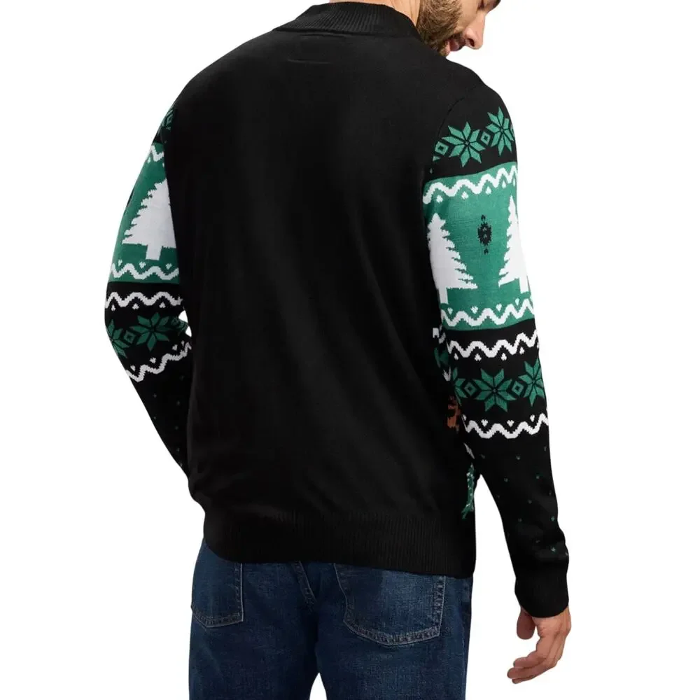 Tipsy Elves Nutty Drinking Squirrel Ugly Christmas Sweater, Unisex Large NWOT